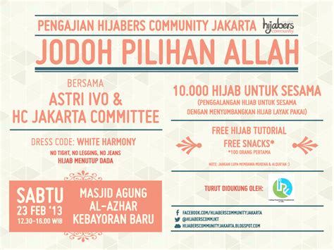 Hijabers Community Jakarta: February 2013