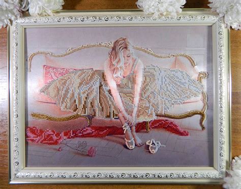 Ballerina picture Beaded embroidery picture Handmade picture | Etsy | Beads pictures, Beaded ...