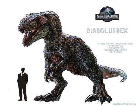 Diabolus Rex Concept Art Jurassic World Trailer Jurassic Park World