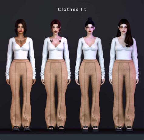 Sims 4 Body Presets 27 Stunning Body Mods For Realistic Sims