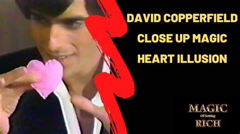 David Copperfield Heart Illusion Magic Greatest Magician Ever Youtube