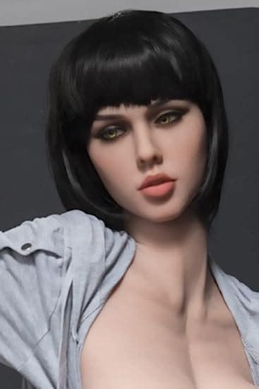 Sex Doll Head With Realistic Deep Mouth And Beauty Face For