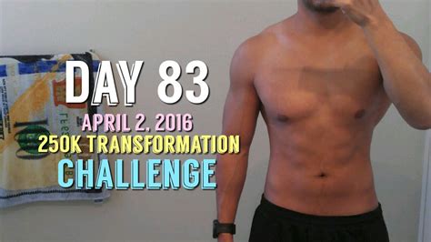 Body Transformation Day 83 250k Transformation Challenge Kinobody