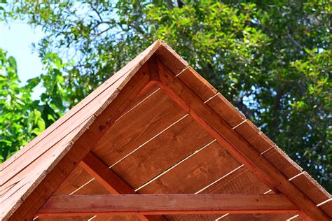 Triangular Woodtreehouse Roof Flickr Photo Sharing