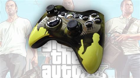 Custom Gtav Xbox 360 Controller Acidic Gaming Youtube