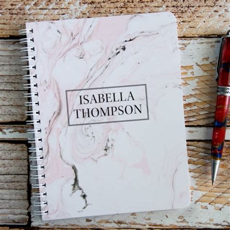 Personalized Spiral Notebooks Bridesmaids Ts Custom Journal Etsy