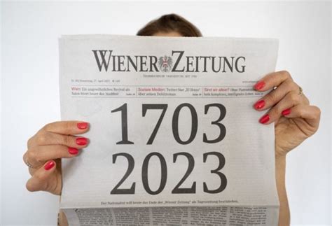 Austria S Wiener Zeitung One Of World S Oldest Newspapers To End Daily Print Run The Local