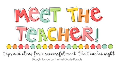 Meet The Teacher Freebies The First Grade Parade Bloglovin