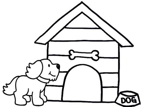 Seven Fun Dog House Coloring Pages For Kids Coloring Pages
