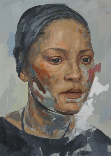 Residue Series 3 230cm X 165cm Oil On Canvas Portrait Art South