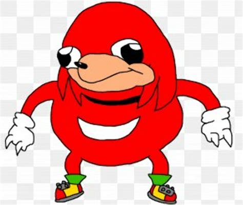 Download High Quality Ugandan Knuckles Clipart White Transparent Png