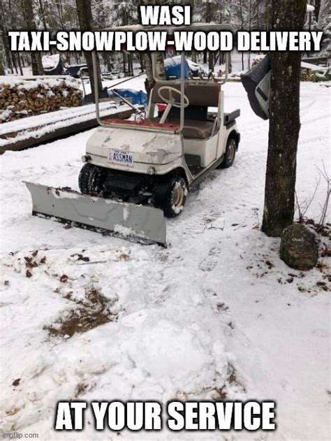 Golf Cart Snowplow Imgflip