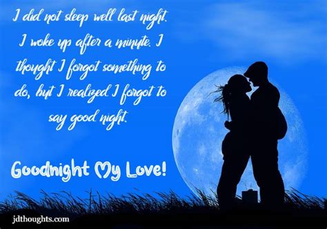20 Romantic Good Night Message And Quotes Images For Love