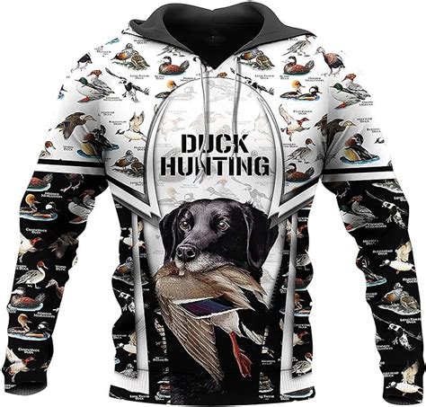 Bolany Duck Hunting Hoodie Dog Sweatshirt Hip Hop Casual