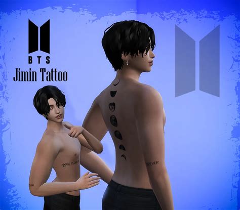 BTS Jimin With Tattoos