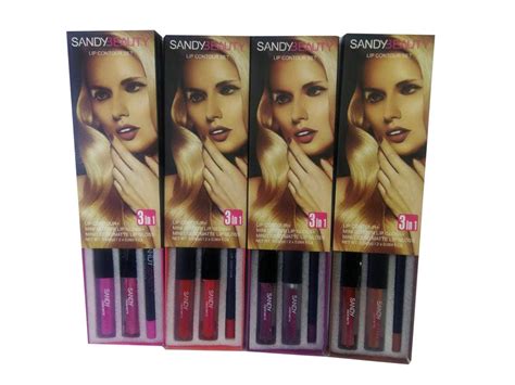 Mayoreo 12 Set´s 3 En 1 Sandy Beauty Lip Contour 42500 En Mercado