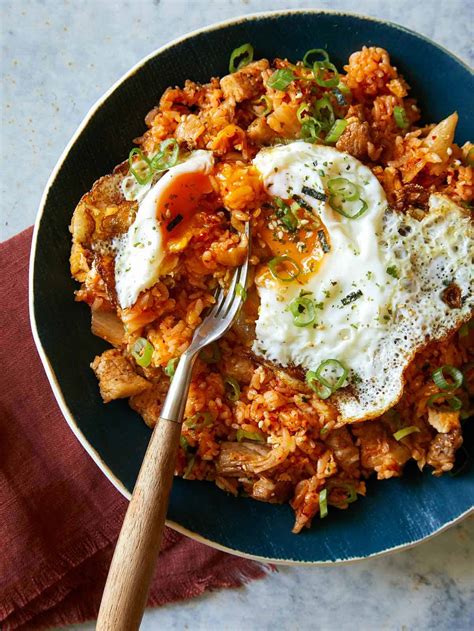 Kimchi Fried Rice With Bacon