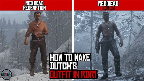 Rdo How To Make Dutchs Outfit From Rdr1 Youtube