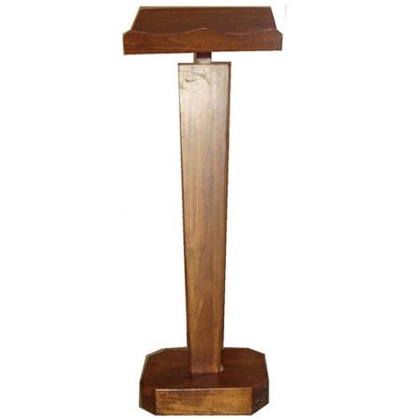 Lectern Column In Solid Wood Adjustable Height Online