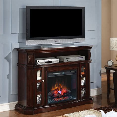 Bask in the glow of both a roaring fire and your team's latest win with the dimplex brookings espresso electric fireplace media console. Bellemeade Electric Fireplace Media Console in Espresso ...