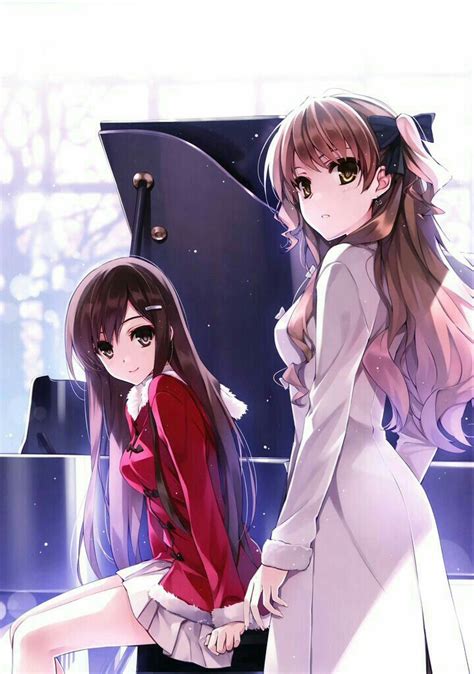 11 Best Anime Girls Twins Or Best Friends Images On Pinterest Anime Girls Manga Art And Manga