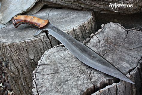 Handcrafted Fof Aristeros Full Tang Kopis Based Blade