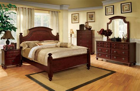 From opulent tufting to the whitewashed look of shiplap, you're sure to find the right bedroom set that speaks to your personal tastes. Gabrielle II Elegant European Cherry Bedroom Set with ...