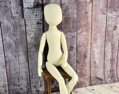 Blank Doll Body For Crafting Handmade Doll Presewn And Unstuffed Blank Doll Body Premade