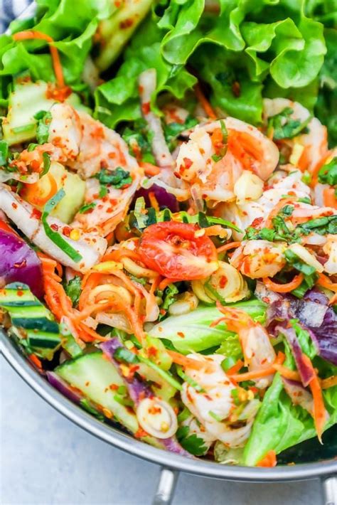 This thai shrimp salad is tangy, spicy and amazingly delicious. Spicy Thai Shrimp Salad : Spicy Thai Shrimp Salad | Recipe | Thai shrimp salad ... : Spicy thai ...