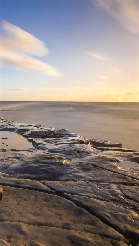Wallpaper Dorset England Bay Sea Sunset 5k Nature 15830