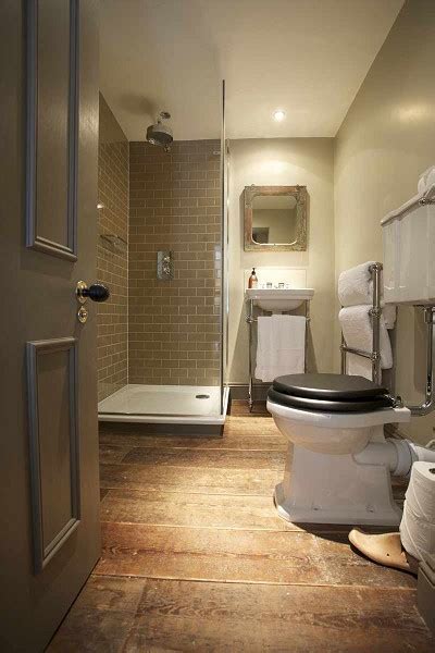Bathrooms remodel lighted bathroom mirror bathroom design bathroom grey bathrooms view our gallery of a contemporary meets rustic bathroom with much wood and glass in decor (mark jordan. Corner Shower Ideas - Transitional - bathroom - The ...