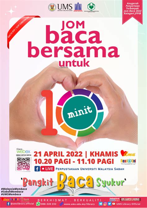 Program Jom Baca Bersama Untuk 10 Minit Peringkat Universiti Malaysia