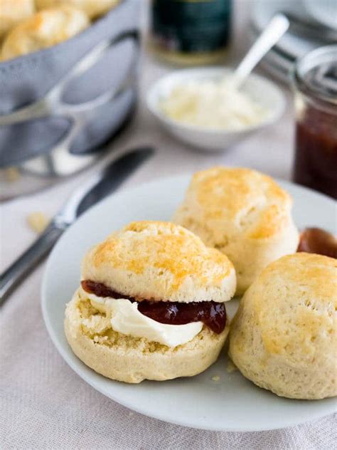 Easy English Scones Recipe With Jam And Clotted Cream
