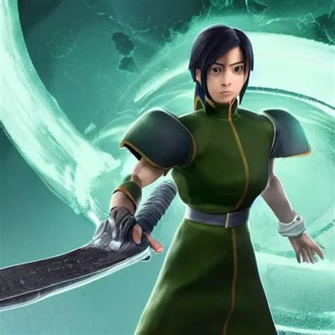 Toph Beifong In Final Fantasy Vii Remake Character Stable Diffusion