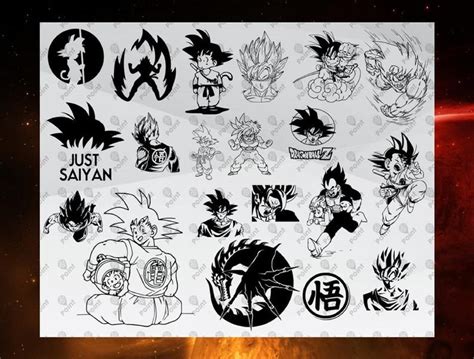 Dragon Ball Tattoo Dragon Ball Z Goku Saiyan Cricut Explore Projects