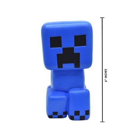 Minecraft Charged Blue Creeper Mega Squishme Stress Toy