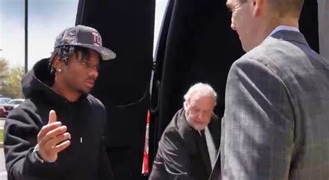 VIDEO: Malik Nabers Had A Surprising Reaction After Arriving At The width=