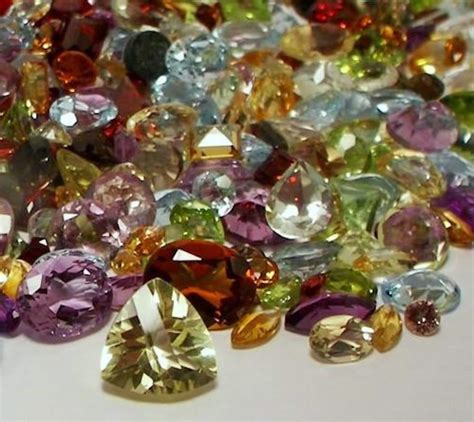 100 Carats Mixed Loose Gemstones Natural Gemstones Mix Mixed Etsy