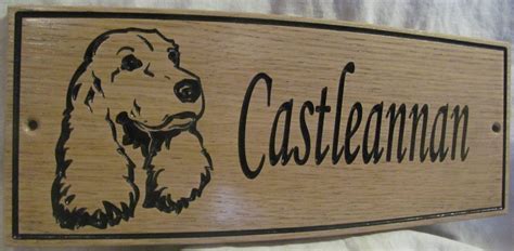 Dog Kennel Name Sign Personalised To Your Requirements Etsy