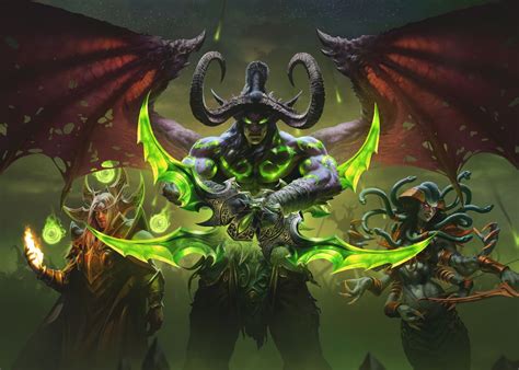 Illidan Poster Picture Metal Print Paint By World Of Warcraft