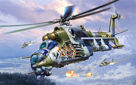 Mil Mi 24 Helicopter Wallpapers Wallpaper Cave