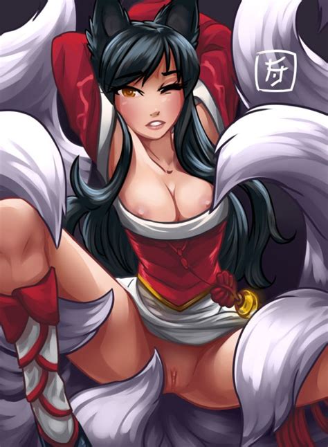 Ahri Nine Erotic Tails Ahri League Of Legends Porn