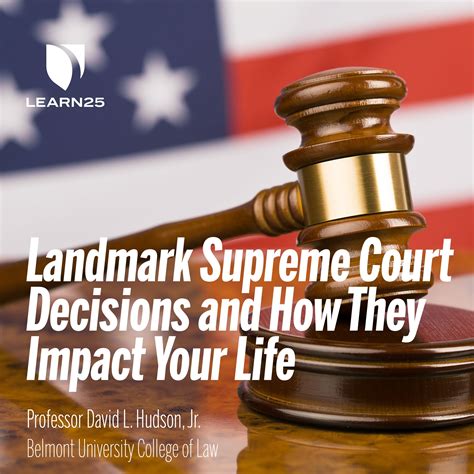 Landmark Supreme Court Decisions and Their Impact | LEARN25