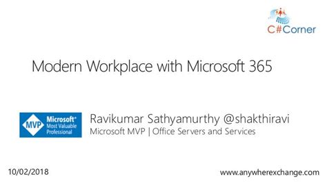 Modern Workplace With Microsoft 365