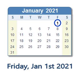 In addition to telling you how many tuesdays there are in 2021, we will also tell you how many tuesdays there are in each month of 2021, and show you the dates of every tuesday in 2021. January 1, 2021 Calendar with Holidays & Count Down - USA