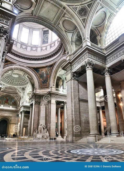 Interior Of The Pantheon Paris Editorial Photo Image 20815396