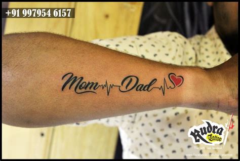 Share More Than 53 Simple Mom Dad Tattoo Incdgdbentre