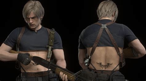 This Resident Evil Remake Mod Gives Leon Waist Ink