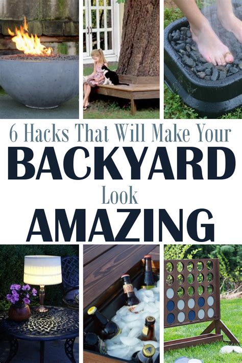 6 Hacks That Will Make Your Backyard Look Amazing Diy Home Sweet Home