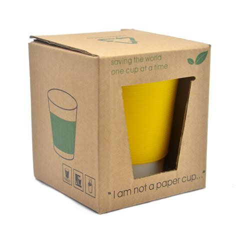 I Am Not A Paper Cup Thermal Porcelain Mug Ml Yellow